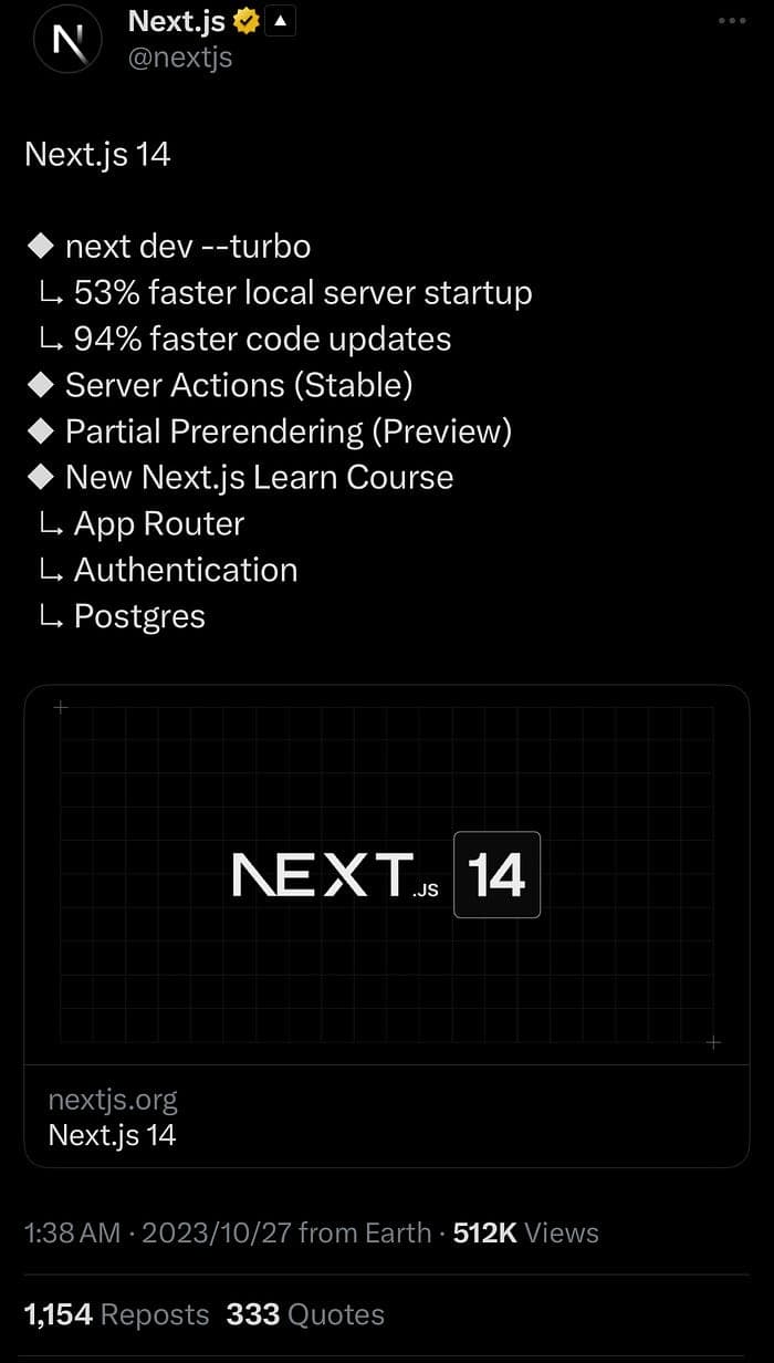 【React News】Next.js 14!!?